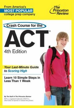 Paperback Crash Course for the ACT Book