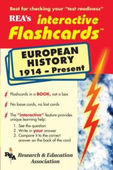 Paperback European History 1914-Present Interactive Flashcards Book (Flash Card Books) Book