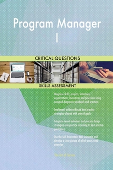 Paperback Program Manager I Critical Questions Skills Assessment Book