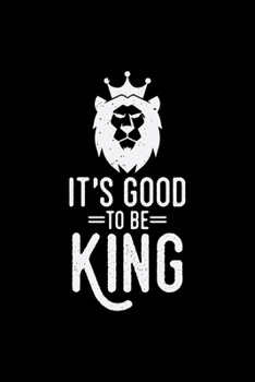It's good to be king: 6x9 Lion | dotgrid | dot grid paper | notebook | notes