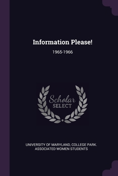 Paperback Information Please!: 1965-1966 Book