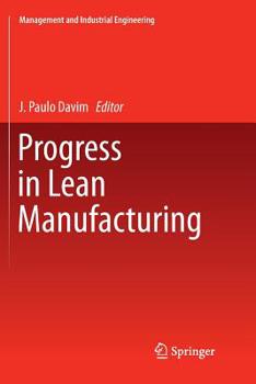 Paperback Progress in Lean Manufacturing Book