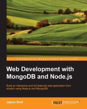 Paperback Web Development with Mongodb and Node.Js Book