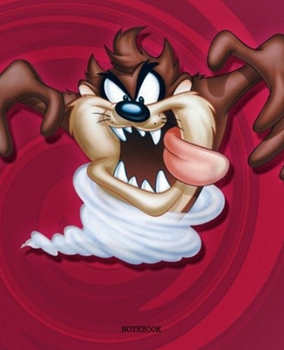 Notebook: Looney Tunes Cartoon Soft Glossy Cover College Ruled Lined Pages Book 7.5 x 9.25 Inches 110 Pages