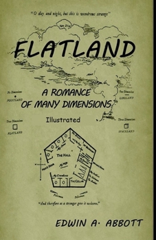 Paperback Flatland: A Romance of Many Dimensions Illustrated Book