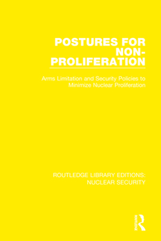 Hardcover Postures for Non-Proliferation: Arms Limitation and Security Policies to Minimize Nuclear Proliferation Book