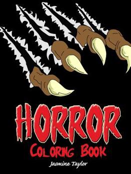 Paperback Horror Coloring Book