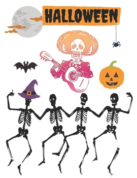 HALLOWEEN: HAPPY HALLOWEEN , Workbooks ( coloring, Matching Game, Counting, Maze, Wordsearch, Soduko ) for kids girls and boys
