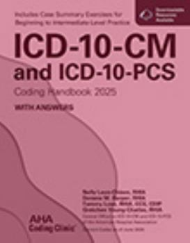 Paperback ICD-10-CM and ICD-10-PCS Coding Handbook, with Answers, 2025 Rev. Ed. Book