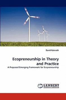 Paperback Ecopreneurship in Theory and Practice Book