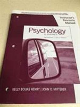 Psychology: A Journey--Instructor's Manual