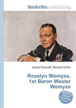 Paperback Rosslyn Wemyss, 1st Baron Wester Wemyss Book