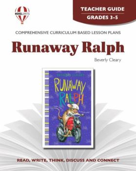 Paperback Runaway Ralph - Teacher Guide by Novel Units Book