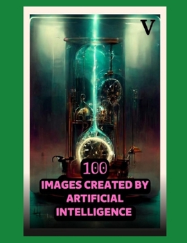 Paperback 100 Images Created by Artificial Intelligence 05 [Large Print] Book