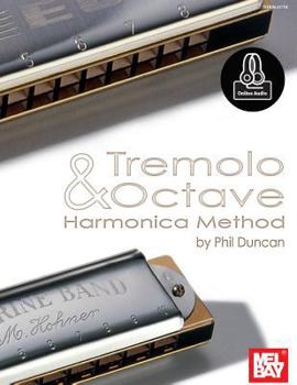Paperback Tremolo and Octave Harmonica Method Book