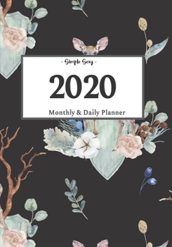 2020 Planner Daily and Monthly: On-The-Go Planner | Jan 1, 2020 to Dec 31, 2020: Daily & Monthly Planner + Calendar Views | Productivity Planner | Deer Lovers Planner