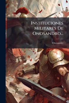 Paperback Instituciones Militares De Onosandro... [Spanish] Book