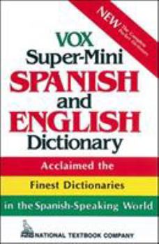 Paperback Vox Super-Mini Spanish and English Dictionary [Spanish] Book