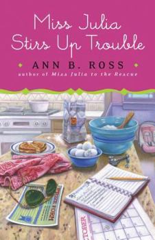 Hardcover Miss Julia Stirs up Trouble [Large Print] Book
