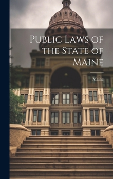 Hardcover Public Laws of the State of Maine Book