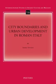 Paperback City Boundaries and Urban Development in Roman Italy Book