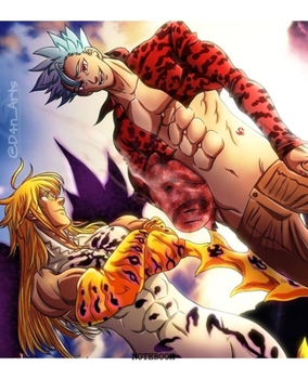 Notebook: Anime Seven Deadly Sins Soft Glossy Cover College Ruled Lined Pages Book 7.5 x 9.25 Inches 110 Pages