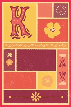 Paperback K: Monogrammed Anxiety Journal for Single Moms - Diary to Track Triggers - Positive Affirmations Log for Women Book