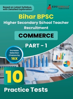 Paperback Bihar BPSC Higher Secondary School Teacher - Commerce Book 2023 (English Edition) - 10 Practise Mock Tests with Free Access to Online Tests Book