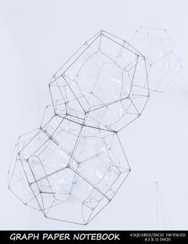 Graph Paper Notebook : Quad Ruled Graph Paper, 4 Squares per Inch, 100 Pages, Large 8. 5 X 11 Softback Composition Book