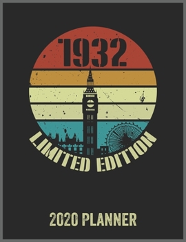 1932 Limited Edition 2020 Planner: Daily Weekly Planner with Monthly quick-view/over view with 2020 Planner