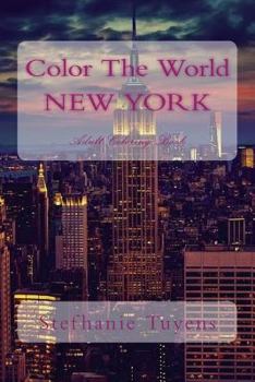 Paperback Color The World NEW YORK: Adult Coloring Book