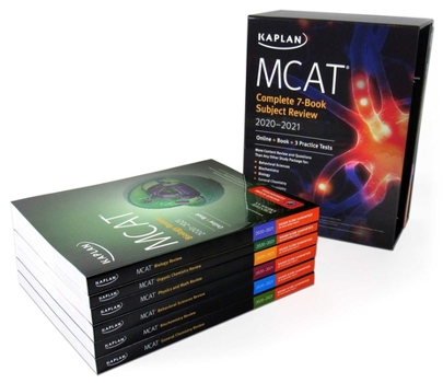 Paperback MCAT Complete 7-Book Subject Review 2020-2021: Online + Book + 3 Practice Tests Book