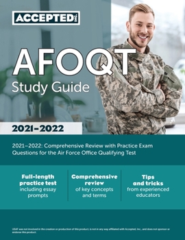 Paperback AFOQT Study Guide 2021-2022: Comprehensive Review with Practice Exam Questions for the Air Force Office Qualifying Test Book