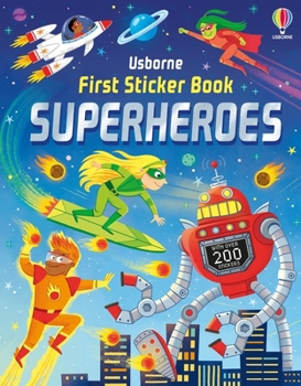 Paperback First Sticker Book Superheroes Book