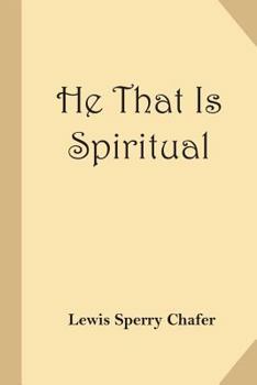 Paperback He That Is Spiritual Book