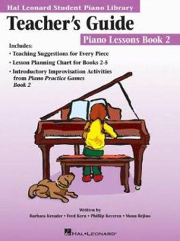 Paperback The Hal Leonard Student Piano Library Teacher's Guide - Piano Lessons Book 2 Book