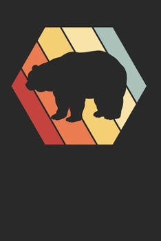 Bär Notizbuch: Bär Notizbuch für Liebhaber / Notizheft / Notizblock A5 (6x9in) Dotted Notebook / Punkteraster / 120 gepunktete Seiten (German Edition)