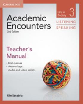 Paperback Academic Encounters Level 3 Teacher's Manual Listening and Speaking Book