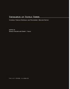 Hardcover Thesaurus of Textile Terms Covering Fibrous Materials and Processes Book