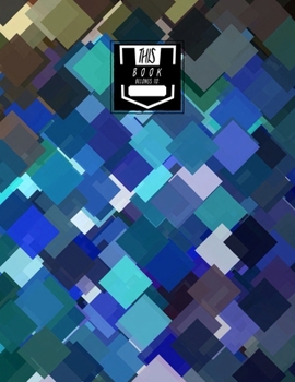 Sketchbook: Peacock Squares - Unlined Paper - Sketchbook - Scrapbook, Large Notebook