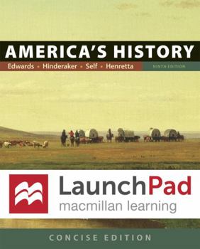 Misc. Supplies Launchpad for America's History and America's History: Concise Edition (2-Term Access) Book