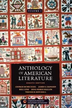 Paperback Anthology of American Literature, Vol. 1 Book