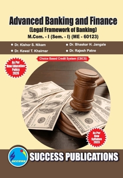 Legal Framework of Banking, First Year, M.Com, Sem-I-English