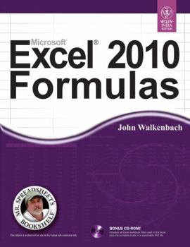 Paperback Microsoft Excel 2010 Formulas (Pb 2011) Book