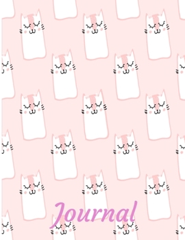 Journal: Journal Or Notepad For Girls ,kids | Cute Cats Lovers Gift For Girls,Personal Diary, Notebook Journal Girl Who Loves Cats , large (8.5 x 11 inches) | 120 Pages