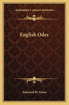 Paperback English Odes Book