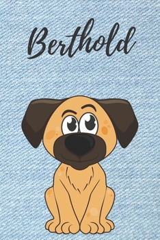 personalisiertes Notizbuch Hunde  / Malbuch / Kritzelbuch / Tagebuch / Notizheft / Journal / DIN A5 / Geschenke Berthold: individuelles ... Geschenk für Männer. (German Edition)