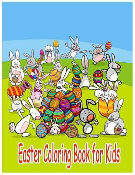 Paperback Easter Coloring Book for Kids: Coloring Activity Book for Kid Childrens Coloring Book with 24 picture in Large Pages Book