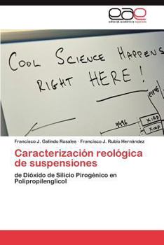 Paperback Caracterización reológica de suspensiones [Spanish] Book