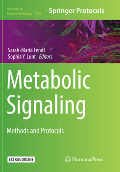 Paperback Metabolic Signaling: Methods and Protocols Book